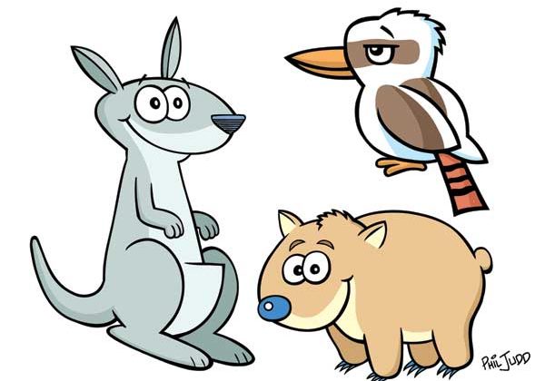 Australian Animals Cartoon Workshop