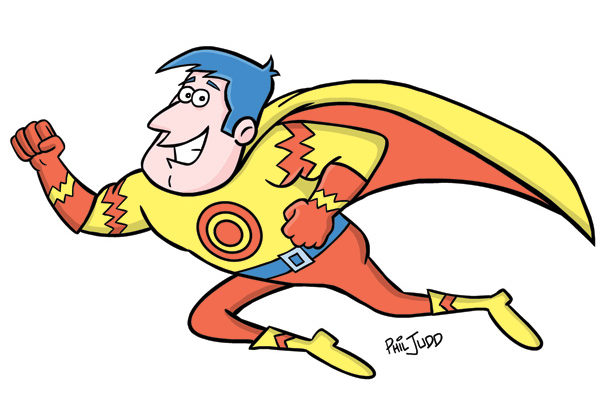Funny Cartoon Superheroes Workshop